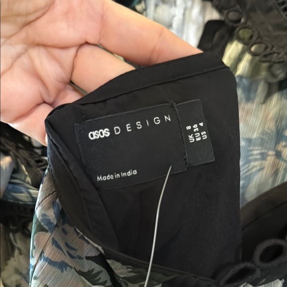 ASOS Floral Black Dress 4 - Picture 12 of 13